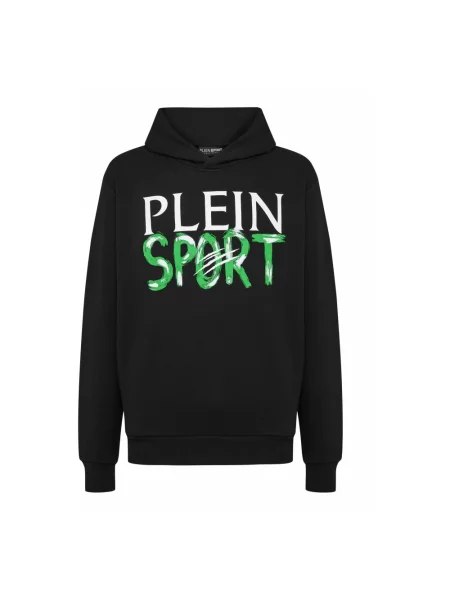 Bluza z kapturem Plein Sport czarna