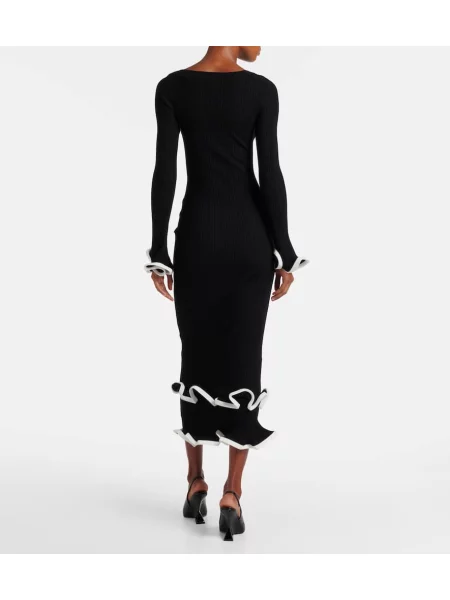 Rochie midi Simkhai tricotate până la genunchi de costum negru
