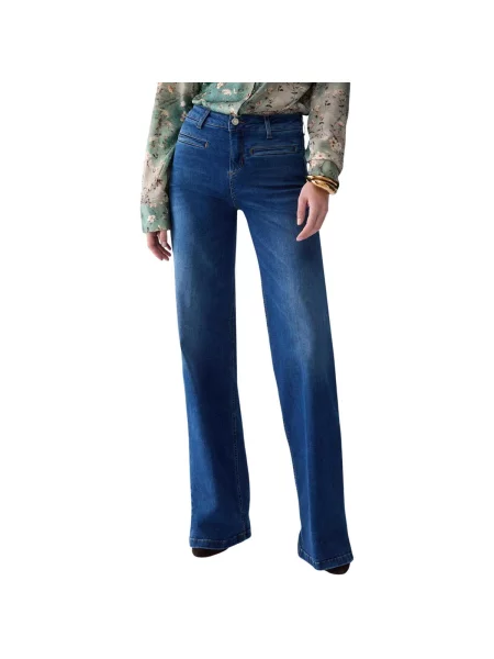 Pantaloni Liu Jo albastru