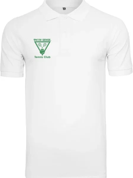 SENSE Tričko zelená bílá