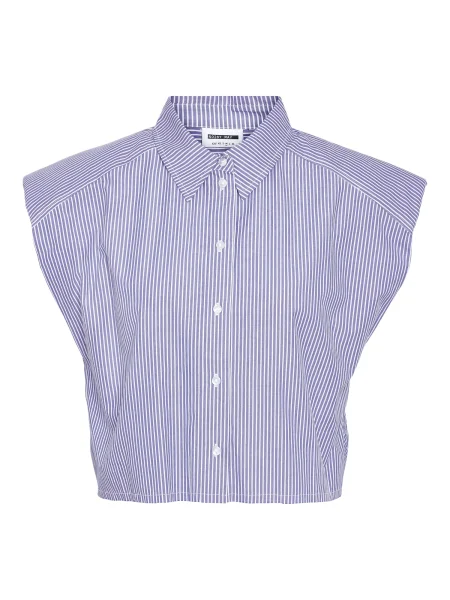 Noisy may Bluză KATRINE albastru alb