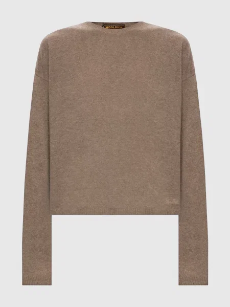 Джемпер з вовною Woolrich коричневий