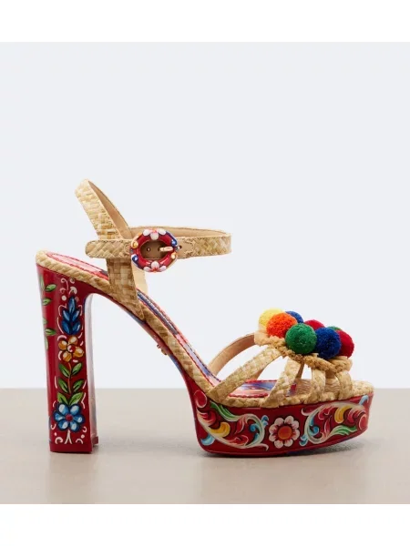 Sandale Dolce&gabbana cu platformă cu imagine