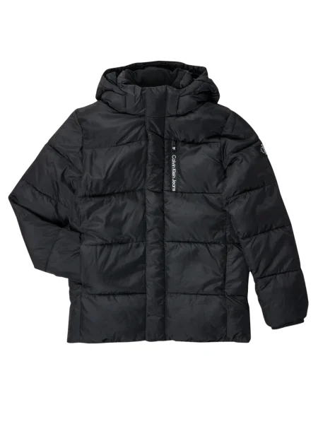 Geacă de blugi copii Calvin Klein Jeans negru