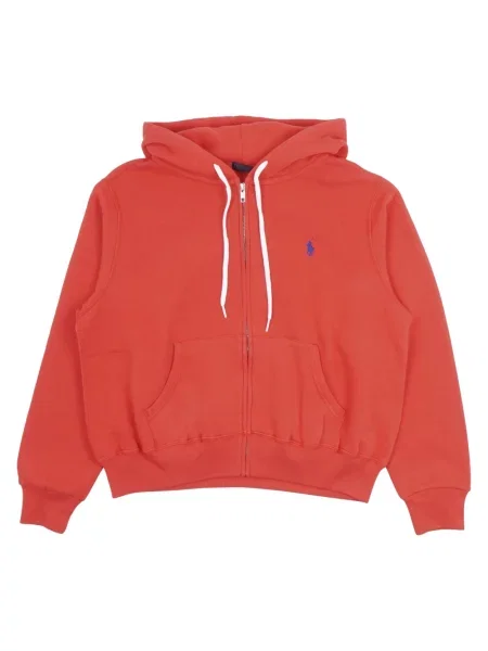 Bluza z kapturem Polo Ralph Lauren z kapturem czerwona