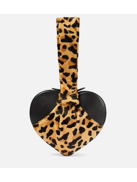 Usnjena pisemska torbica Alaia