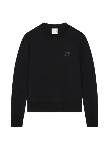 Pulover Courreges cu autograf negru