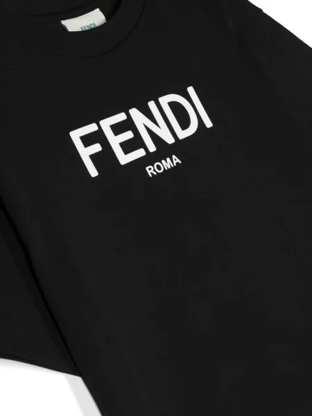 Koszulka dziecięca Fendi czarna
