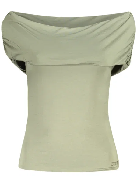 Tricou Guess Jeans scurt verde