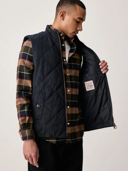 Вельветовый жилет Barbour