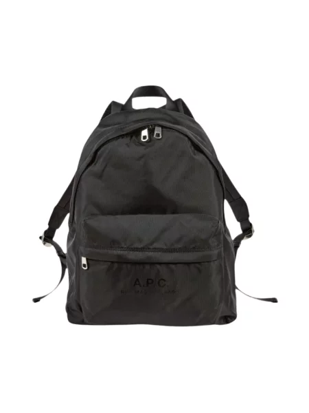 Plecak A.p.c. z logo czarny