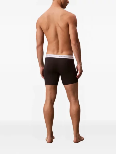 Boxeri Calvin Klein Underwear cu autograf negru