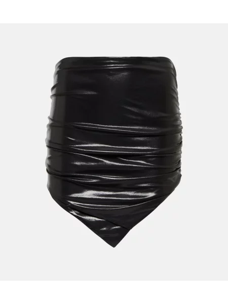 Spódnica The Attico z dżerseju czarna