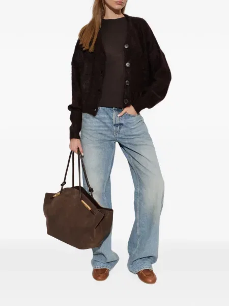 Lung top Gestuz negru