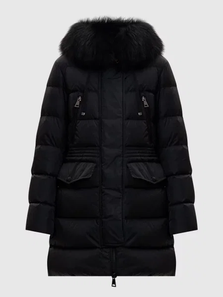 Пуховик Aphroti з хутром Moncler чорний