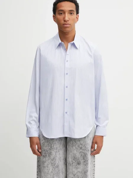 Košulja Martine Rose Classic regular s klasičnim ovratnikom plava