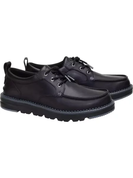 HeyDude Mokasyny Flint Moc Leather czarne