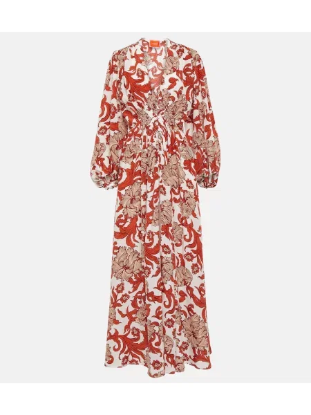 Rochie maxi La Doublej de mătase de costum