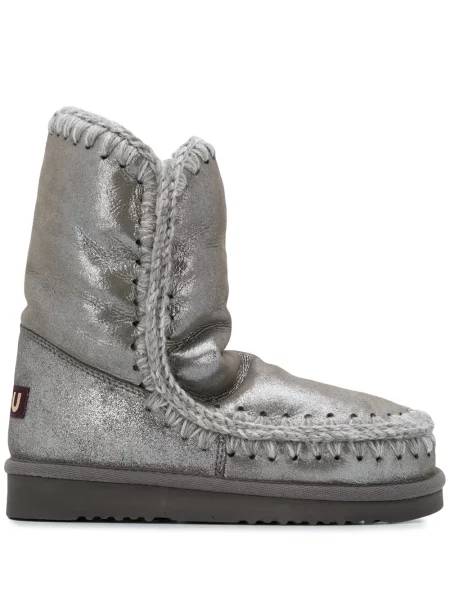 Botine Mou argintiu