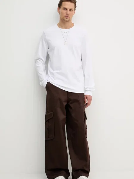 Diesel longsleeve T-MADJUST-LS-TR biała