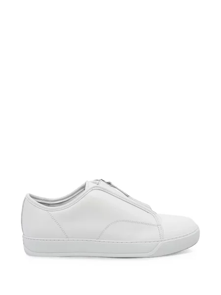 Sneakerși Lanvin din piele alb