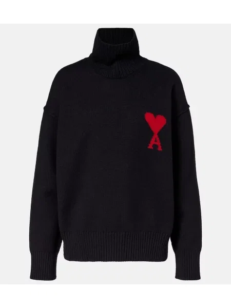 Heláncă Ami Paris de lână negru