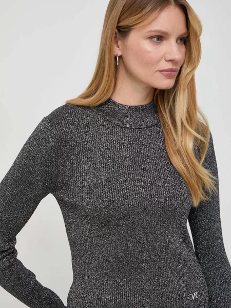 MICHAEL Michael Kors pulover femei cu turtleneck negru