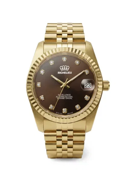 Ceas Richelieu Swiss clasic maro
