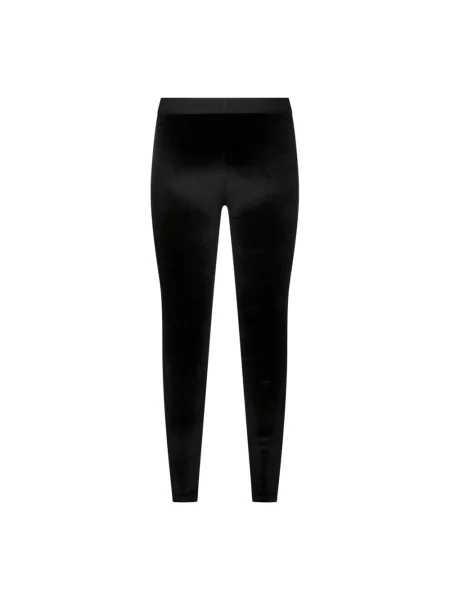 Aksamitne legginsy Tom Ford czarne