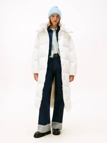Farmer dzseki Tommy Jeans fehér