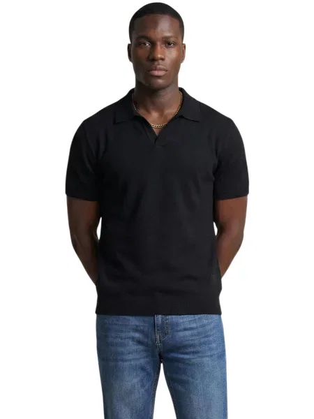 Tricou polo Yos negru