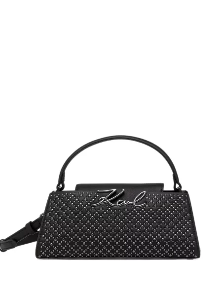 Geantă shopper Karl Lagerfeld cu tepi negru