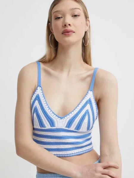 Top Hollister Co. modrý