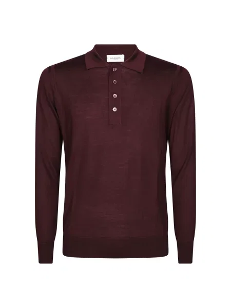 Sweter Paolo Pecora czerwony
