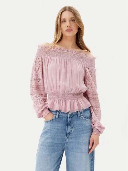 Guess Блуза розов