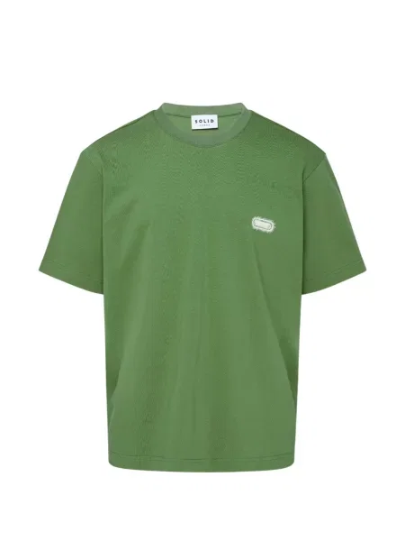 Póló Solid Homme autogrammal zöld