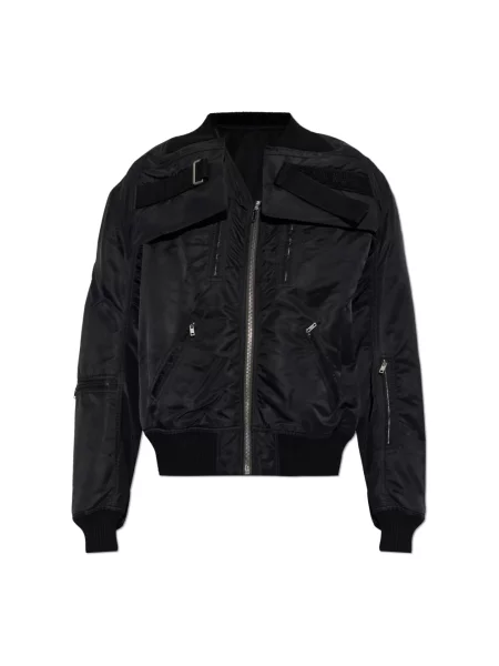 Ocieplana kurtka Rick Owens czarna