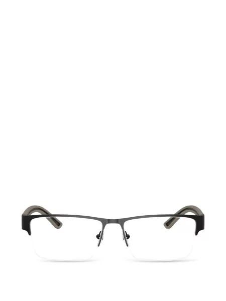 Ochelari de soare dreptunghiulari Emporio Armani negru