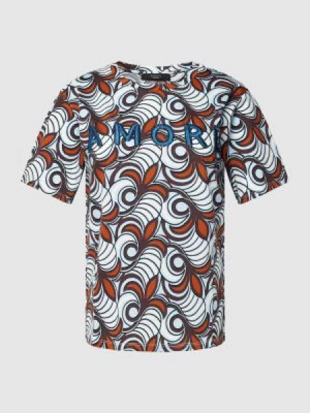 T-shirt z nadrukiem na całej powierzchni model ‘CERCHIO’ Weekend Max Mara