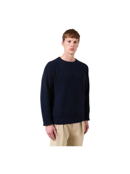 Sweter Autore z kaszmiru niebieski