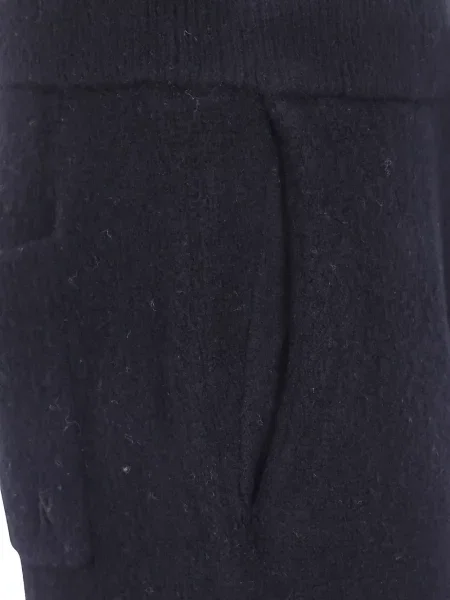 Pantaloni Represent de lână alergare negru