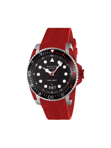 Zegarek Gucci Dive czerwony