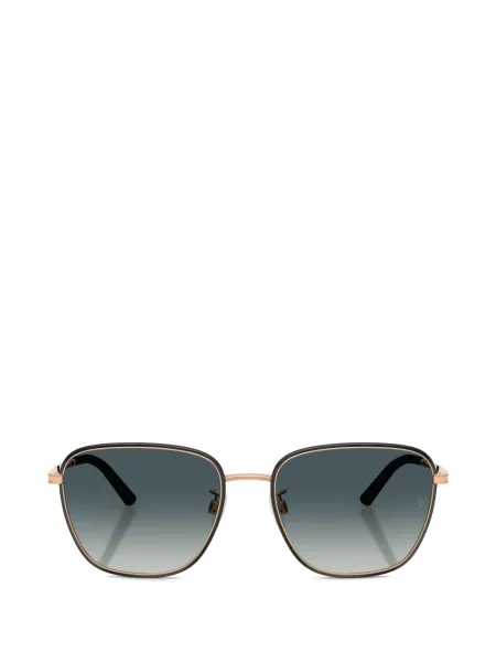 Ochelari de soare pătrați Oliver Peoples negru