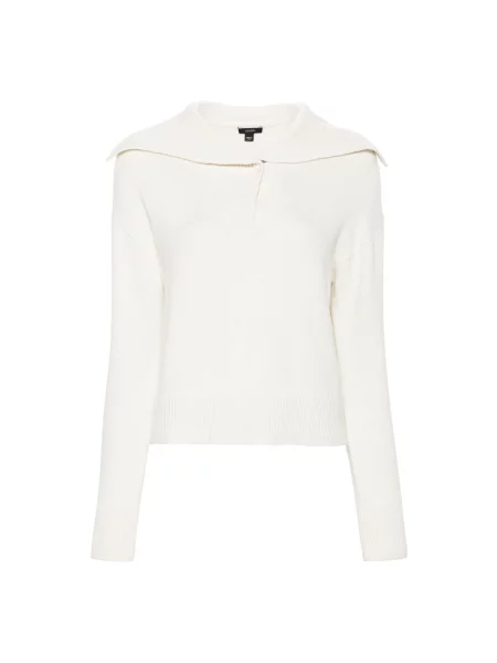 Polo Joseph z kaszmiru białe