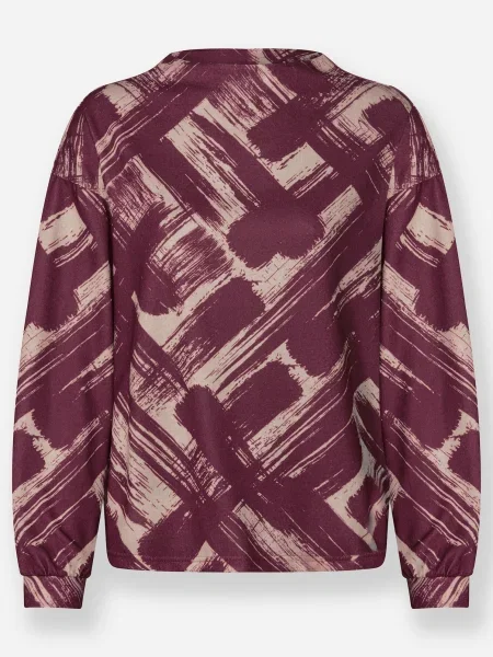 Heine Tricou bordeaux roșu