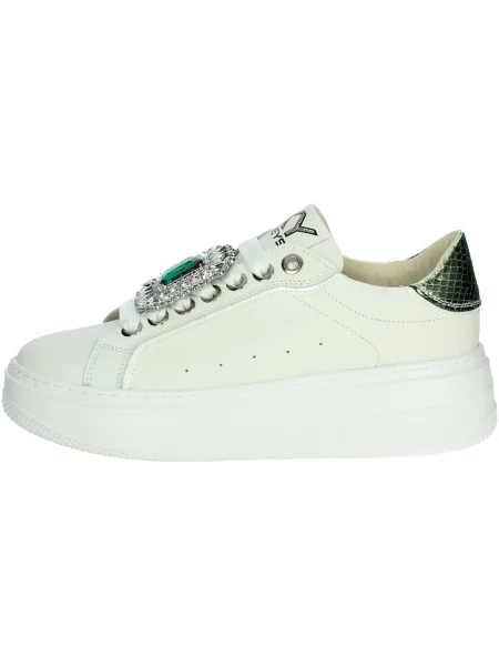 Pantofi Keys alb