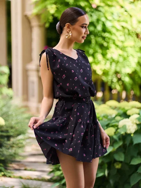 Платье мини Issa Plus черное