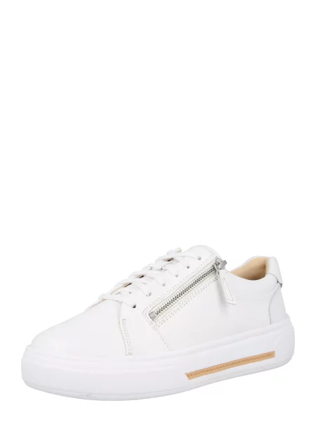 Pantofi Clarks alb