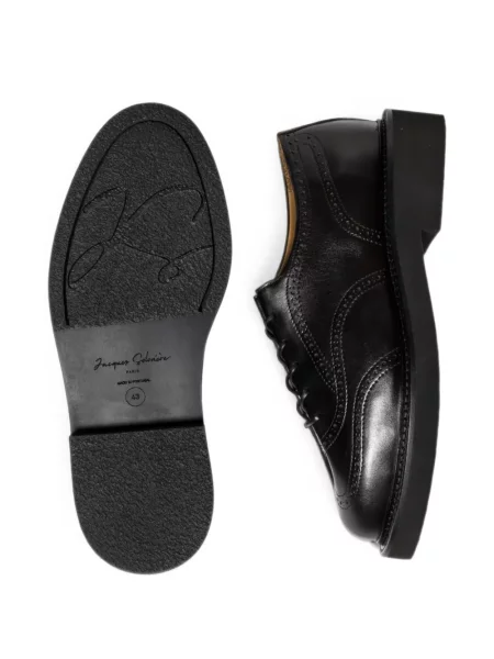 Brogues Soloviere din piele negru
