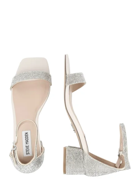 STEVE MADDEN Sandale Gena-R crem argintiu